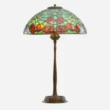 Bellflower Table Lamp, "jewelled" by Tiffany Studios, sold Jan 2017