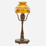 Boudoir Lamp, Gold Favrile Shade by Tiffany Studios, sold Jan 2017