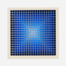Untitled by Victor Vasarely, c. 1965, screenprint in colors, sold Aug 2026