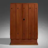 Lovö cabinet by Axel Einar Hjorth, c. 1932, pine, iron, sold Oct 2022