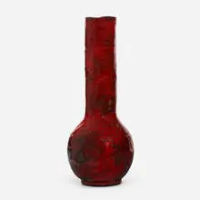 Vase by Paolo De Poli, c. 1950, enameled copper, sold Oct 2022
