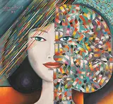 Poetin", 1984 by Alex Sadkowsky, oil, sold Mar 2019