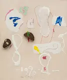 Ohne Titel by Hans Falk, 1990, mixed media, sold Mar 2019