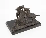 Drei Pferde by Hans Ulrich Eduard Bühler, 1937, bronze, sold Mar 2019