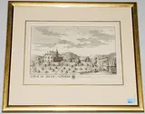 Ütikon by Schloss Uitikon, etching, sold Mar 2019