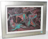 Figurengruppe by Arnold D'Altri, oil on canvas, offered Mar 2019