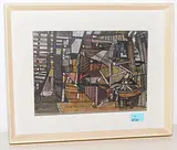 Ohne Titel, 1952 by Lermite, oil, sold Mar 2019