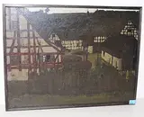 Bauernhof", 1913 by Ernst Georg Rüegg, oil on panel, offered Mar 2019