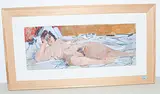 Liegender, weiblicher Akt by Rudolf Zender, oil, sold Mar 2019