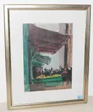 Pariser Strassenszene mit Marktständen by Rudolf Zender, oil on board, offered Mar 2019