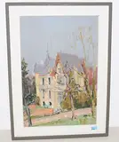 Villa im Park by Rudolf Zender, oil on canvas, offered Mar 2019