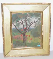 Obstgarten by Paul Bodmer, pastel, sold Mar 2019