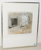 Stromboli by Hans Falk, 1962, mixed media, sold Mar 2019