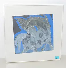Pegasus by Hans Erni, color lithograph, sold Mar 2019