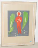 Auferstehung by Ferdinand Gehr, 1960, color woodcut, offered Mar 2019