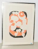 Pfingsten by Ferdinand Gehr, 1969, color woodcut, offered Mar 2019