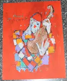 Merci Mozart by Rudolf Mirer, 1994, color lithograph, sold Mar 2019