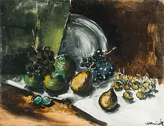 Nature morte by Maurice de Vlaminck, oil on canvas, sold Dec 2018