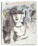 Bourniquel, Camille: La féerie et le royaume by Marc Chagall, color lithograph, sold Dec 2018