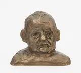 Selbstportrait by Alfred Hrdlicka, bronze, sold Dec 2018