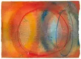Wüste Gobi by Günther Uecker, 1984, watercolor, sold Dec 2018