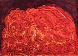 Ohne Titel by Günther Uecker, 1985, color lithograph, sold Dec 2018