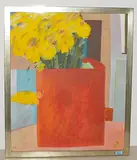 Stillleben mit Osterglocken by Ken Done, 1992, oil, sold Dec 2018