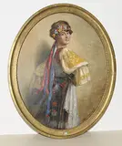 Junge Frau in Tracht by Hermann Kosel, 1919, oil on canvas, offered Dec 2018