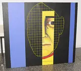Mente Quadrias by Juan Martinez, 2003, oil on canvas, offered Dec 2018