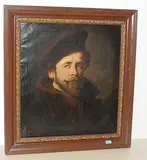 Herrenportrait by Eugen Schwarz, 1883, oil on canvas, offered Dec 2018