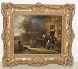 Nachfolger d by Adriaen van Ostade, oil on panel, sold Dec 2018