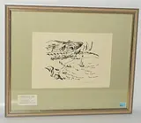 Bucht von Monte Rosso by Max Pechstein, 1919, lithograph, sold Dec 2018