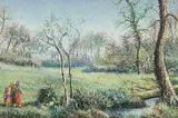 Le Ruisseau des trois Paroisses by Hugues Claude Pissarro, pastel, offered Dec 2018