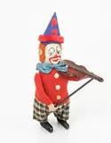 Deutschland, 1930er Jahre by Schuco-Tanzfigur "Clown als Violinspieler", lithograph, sold Dec 2018