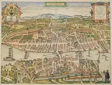 Zurych / Tigurum , sive Turegum .. by Braun & Hogenberg, engraving, sold Dec 2018