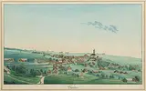 Speicher by Johann Ulrich Fitzi, watercolor, sold Dec 2018