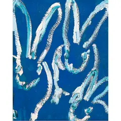 Untitled by Hunt Slonem, 2014, oil and coarse diamond dust on wood panel, sold Jun 2023