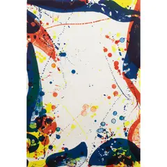 Sulfur Water by Sam Francis, 1967, lithograph in colors, sold Jun 2023