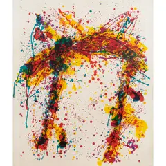 Toward Disappearance by Sam Francis, 1974, screenprint in colors on Arches, sold Jun 2023