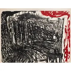 Comp B," circa by Roy De Forest, lithograph in colors, sold Jun 2023