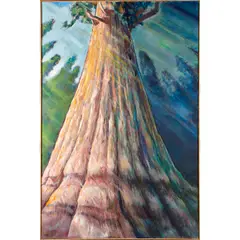 Sequoia by Frederick S. Wight, 1979, oil on canvas, sold Jun 2023