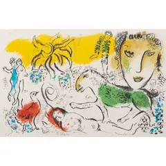 XXe Siecle by Marc Chagall, 2008, lithograph in colors, sold Jun 2023