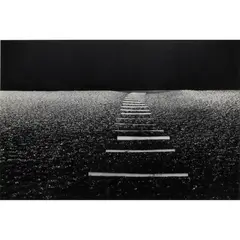 Beach Path by Michael Kenna, 1989, gelatin silver print, sold Jun 2023