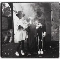 Chicken Feathers by Keith Carter, 1992, gelatin silver print, sold Jun 2023