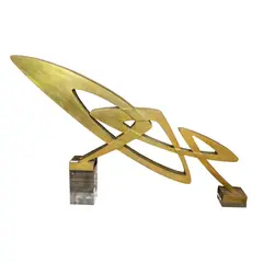 Involute Concrescence by Giorgio Zennaro, 1972, bronze sculpture, sold Jun 2023
