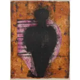 Hombre en Negro by Rufino Tamayo, 1960, lithograph in colors, sold Jun 2023