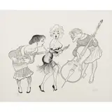 Untitled by Al Hirschfeld, lithograph, sold Jun 2023