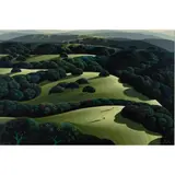 Late Afternoon by Eyvind Earle, 1994, serigraph, sold Jun 2023