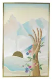 surrealist landscape by Philip Standish Read, oil on canvas, sold Apr 2026