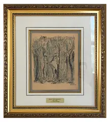 La Rencontre by Kees van Dongen, watercolor, sold Apr 2026